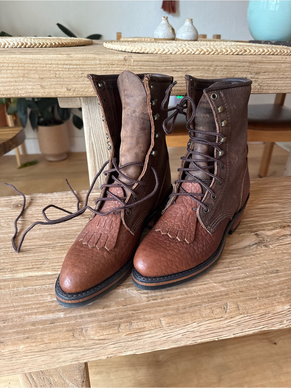NIB vintage Durango kiltie boots